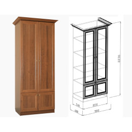 Шкаф бельевой №14 Диана Люкс