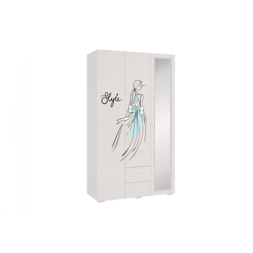 Шкаф 3-створчатый Гламур