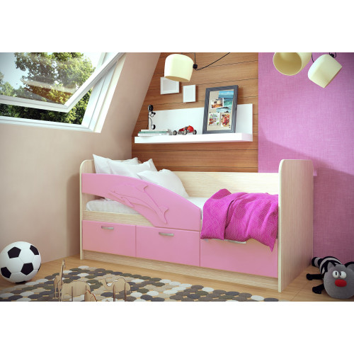 Детская кровать Дельфин-1 МДФ 1,8 м