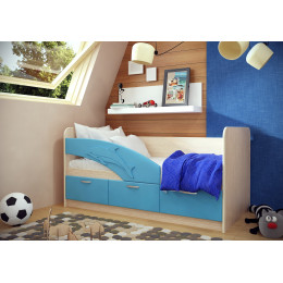Детская кровать "Дельфин-1" МДФ 1,8 м