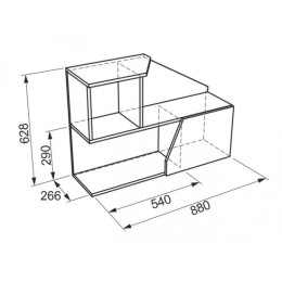 Полка-2 "Колледж" (Навесная)