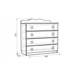 Комод "Фэнтези"