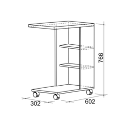 Столик прикроватный Мальта