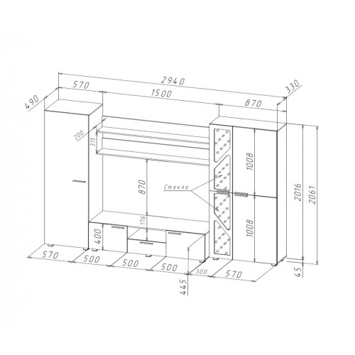 Гостиная Манхетен