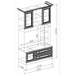 Гостиная "Диана Люкс" №1