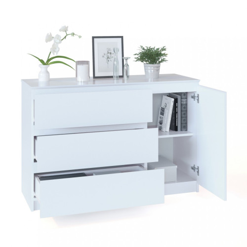 Комод с 3-мя ящиками и дверью Т-3Р