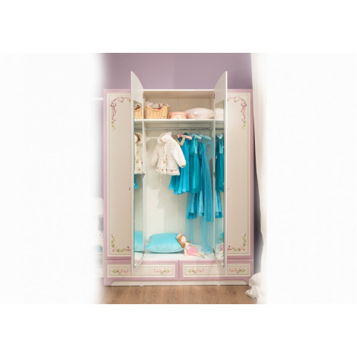 Шкаф 4х-створчатый Акварель