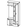 Шкаф комбинированный Кармен-1