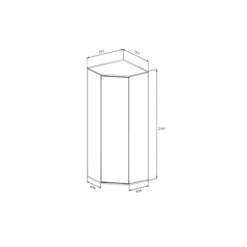 Шкаф угловой с иллюминатором Навигатор