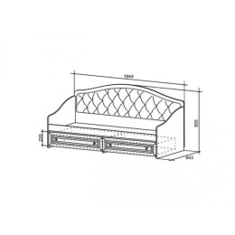 Софа "Алиса" (1944х843х955)