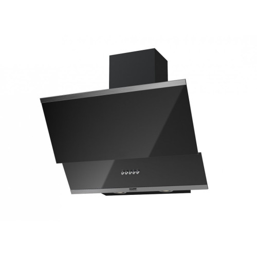 IRIDA 600 black push button вытяжка кухонная