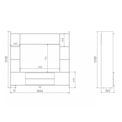 Стенка СОЛО-1 НМ