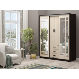 Шкаф-купе Фортуна (Маэстро) (венге/белфорт)