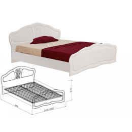 Кровать с основанием №2 "Тиффани" 1600 мм