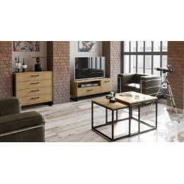 Стол журнальный "Лофт" тип 2