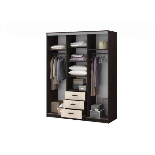 Шкаф-купе Фортуна (Маэстро) (венге/белфорт)