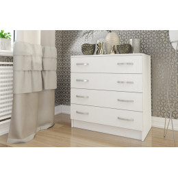 Комод белый ЛДСП 4 ящика