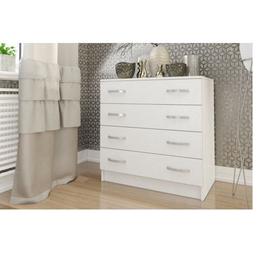 Комод белый ЛДСП 4 ящика