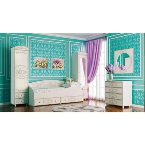 Кровать с защитным бортом Каролина