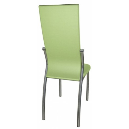 Стул мягкий с эргономичной спинкой Пекин (хром)