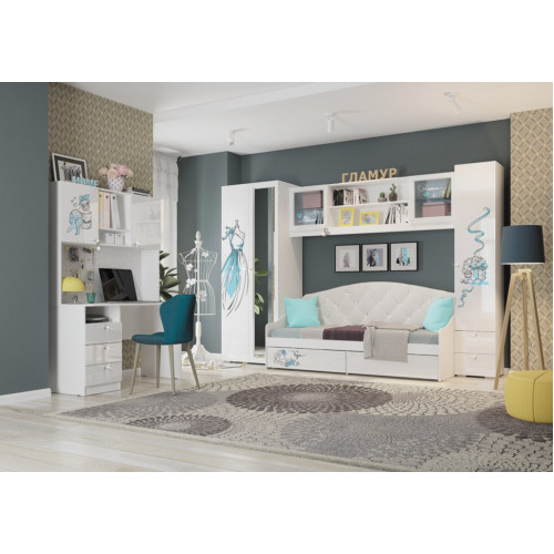 Шкаф 2-створчатый Гламур