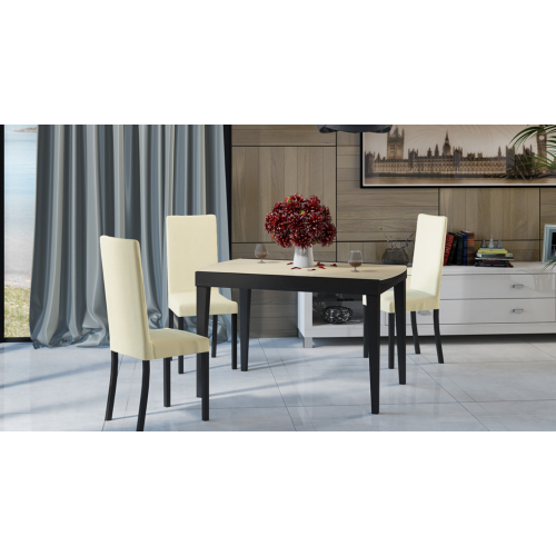 Стол раздвижной со стеклом Танго Т2  SL