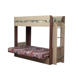 Кровать-чердак с диван-кроватью Немо