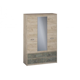 Шкаф 3-х створчатый с ящиками "Дакота" (540)