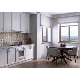 Kamilla slim 600 white (1 мотор) вытяжка кухонная