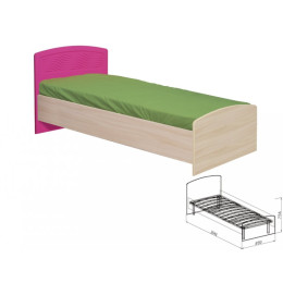 Кровать с основанием №9 "Акварель"