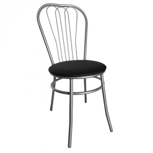 Стул Ромашка (мягкий) (Эмаль черный capiton 765) SL