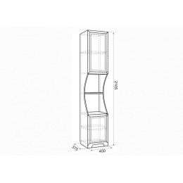 Шкаф комбинированный "Акварель"