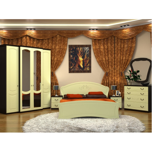 Спальный гарнитур Катрин 1400х1860 мм