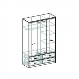 Шкаф 3-х створчатый с ящиками "Дакота" (540)