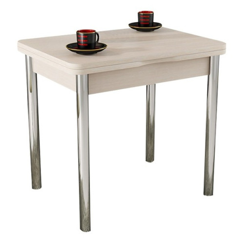 Стол обеденный с хромированными ножками «Лион»