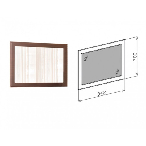 Зеркало Палермо (Союз-Мебель)