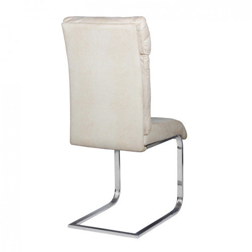 Стул мягкий БРУНО (хром)