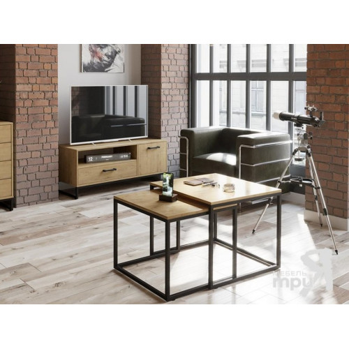 Комплект столов журнальных Лофт тип 1 и тип 2