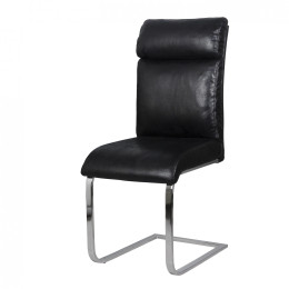 Стул мягкий "БРУНО" (хром)