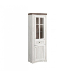 Пенал витрина комбинир "Ривьера" (МебельМаркет) (440)