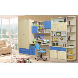 Кровать с основанием №9 "Акварель"