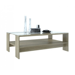 Стол журнальный со стеклом Лофт