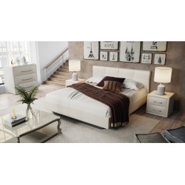 Кровать c мягкой обивкой тип 1 "Элис"