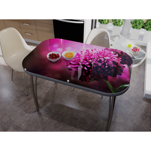 Стол со стеклом Астра