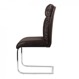 Стул мягкий "БРУНО" (хром)