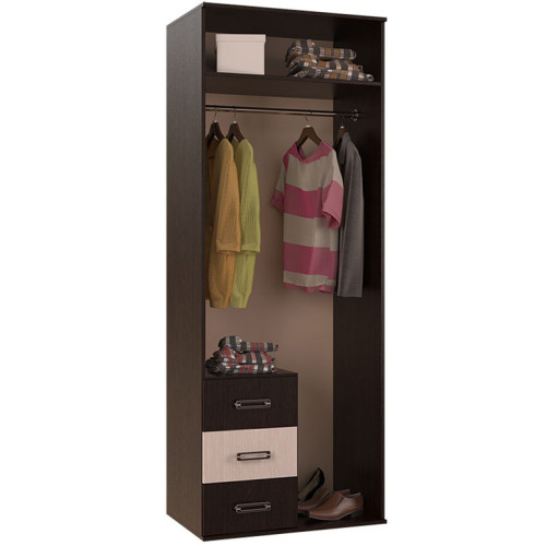 Шкаф распашной 2х створчатый Белла (800*2120*470)