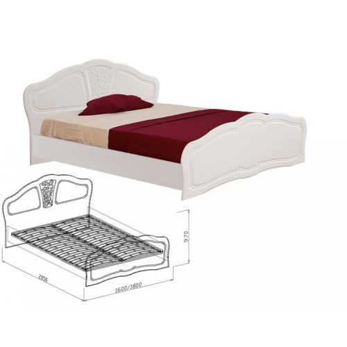 Кровать с основанием №2 Тиффани 1400 мм