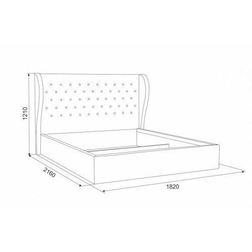 Кровать 1,6 Жасмин