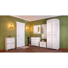 Шкаф 2-х дверный комбинированный "Каролина"