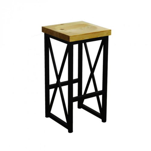 Табурет барный высокий с крестовинами "Форест" (сосна)